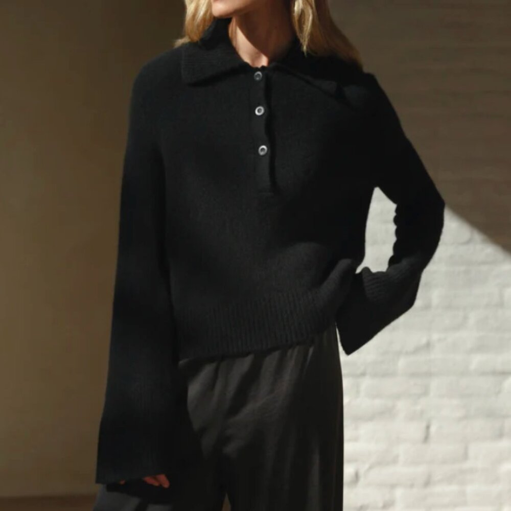 Jenni Kayne cashmere Stevie polo (NWOT)